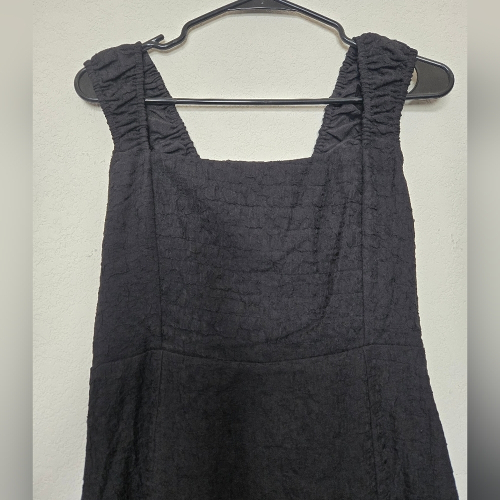 NWT, ASTR Black Ruffle-Strap Maxi Dress.Size M - Picture 3 of 12